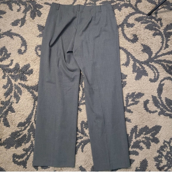Ralph Lauren Wool "Sanderson" Grey Trousers Pants Slacks - Picture 3 of 5